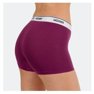WOXER STAR Burgundy Boxer Shorts, Size: Medium